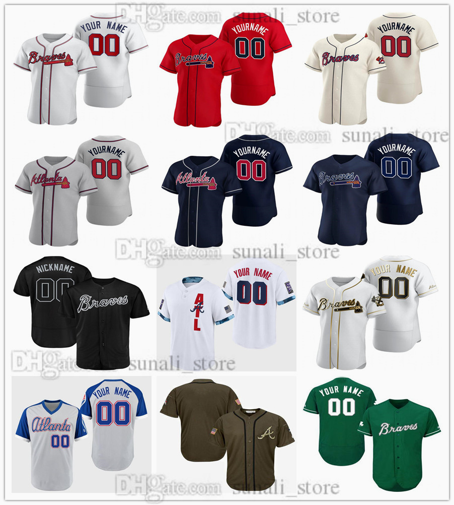 Stitched Baseball Jerseys 5 Freddie Freeman 13 Ronald Acuna Jr. 11 Ender Inciarte 7 Dansby Swanson 1 Ozzie Albies 54 Max Fried 36 Ian Anderson 34 Abraham Almonte, Men white
Stitched Baseball Jerseys 5 Freddie Freeman 13 Ronald Acuna Jr. 11 Ender Inciarte 7 Dansby Swanson 1 Ozzie Albies 54 Max Fried 36 Ian Anderson 34 Abraham Almonte, Men white