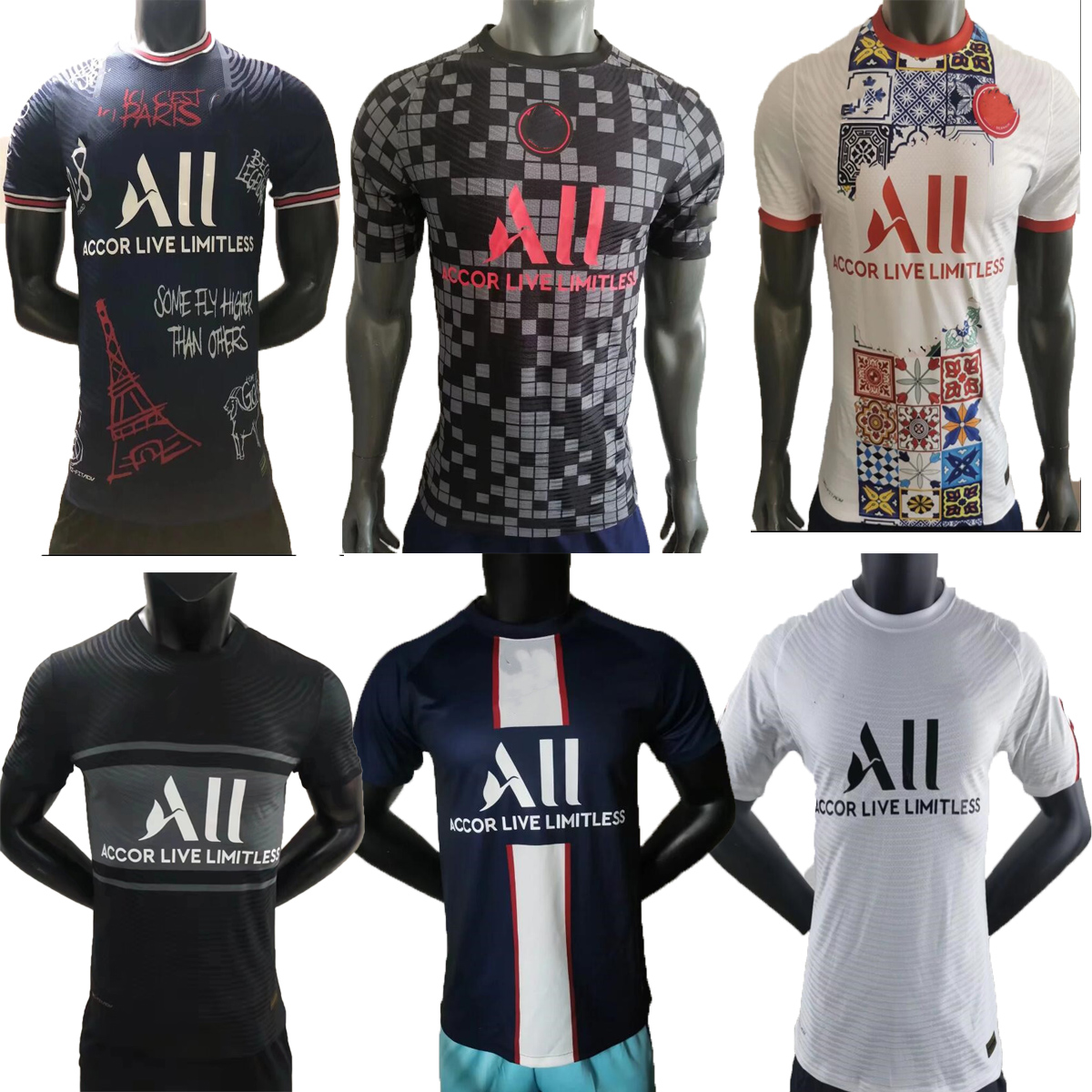 Player version 2021 2022 SERGIO RAMOS soccer jersey home and away 3th MESSI VERRATTI ANDER HERRERA DI MARÍA GANA KIMPEMBE MBAPPE Wijnaldum P, Black;yellow
Player version 2021 2022 SERGIO RAMOS soccer jersey home and away 3th MESSI VERRATTI ANDER HERRERA DI MARÍA GANA KIMPEMBE MBAPPE Wijnaldum P, Black;yellow