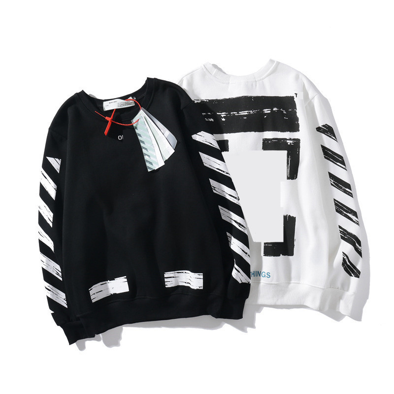 Offs Brands Sweatshirts Men's Hoodies Ow Wilard Gradient Dissolved Water Drop Arrow Back Printing x Black White Pullover for Women Swea
Offs Brands Sweatshirts Men's Hoodies Ow Wilard Gradient Dissolved Water Drop Arrow Back Printing x Black White Pullover for Women Swea