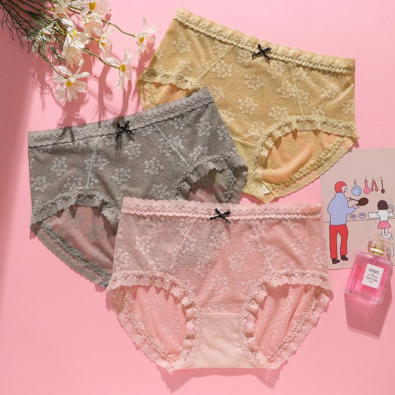 Women's Panties 3pcs Underwear Women Sexy Lace Young Teen Briefs Girls Lingerie Lady Cotton Middle Waist Woman Underpant, Aoni 5509
Women's Panties 3pcs Underwear Women Sexy Lace Young Teen Briefs Girls Lingerie Lady Cotton Middle Waist Woman Underpant, Aoni 5509