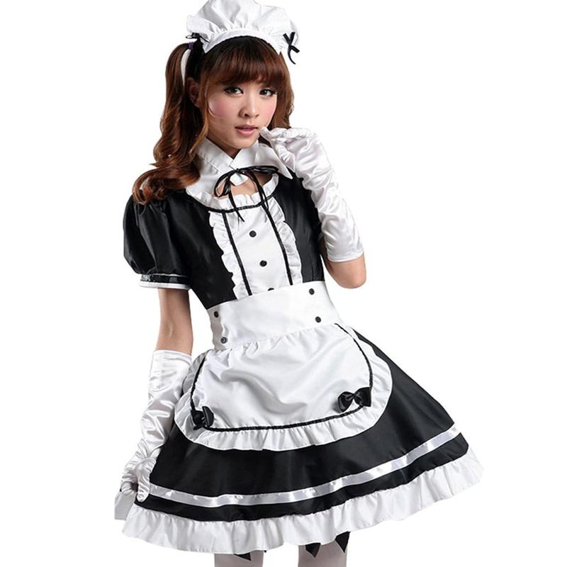 Sexy Lingerie Maid Cosplay Cute Temptation To Seduce Low-Waist Ruffled Clothing Women Headdress Apron Fake Collar Bow Dress Gym, Wh
Sexy Lingerie Maid Cosplay Cute Temptation To Seduce Low-Waist Ruffled Clothing Women Headdress Apron Fake Collar Bow Dress Gym, Wh