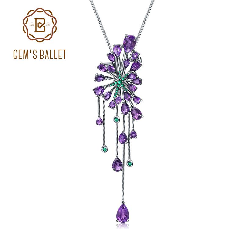 Lockets GEM'S BALLET 8.88Ct Natural Amethyst Vintage Gothic Punk 925 Sterling Sliver Gemstone Pendant Necklace For Women Party Jewelry, Silver
Lockets GEM'S BALLET 8.88Ct Natural Amethyst Vintage Gothic Punk 925 Sterling Sliver Gemstone Pendant Necklace For Women Party Jewelry, Silver