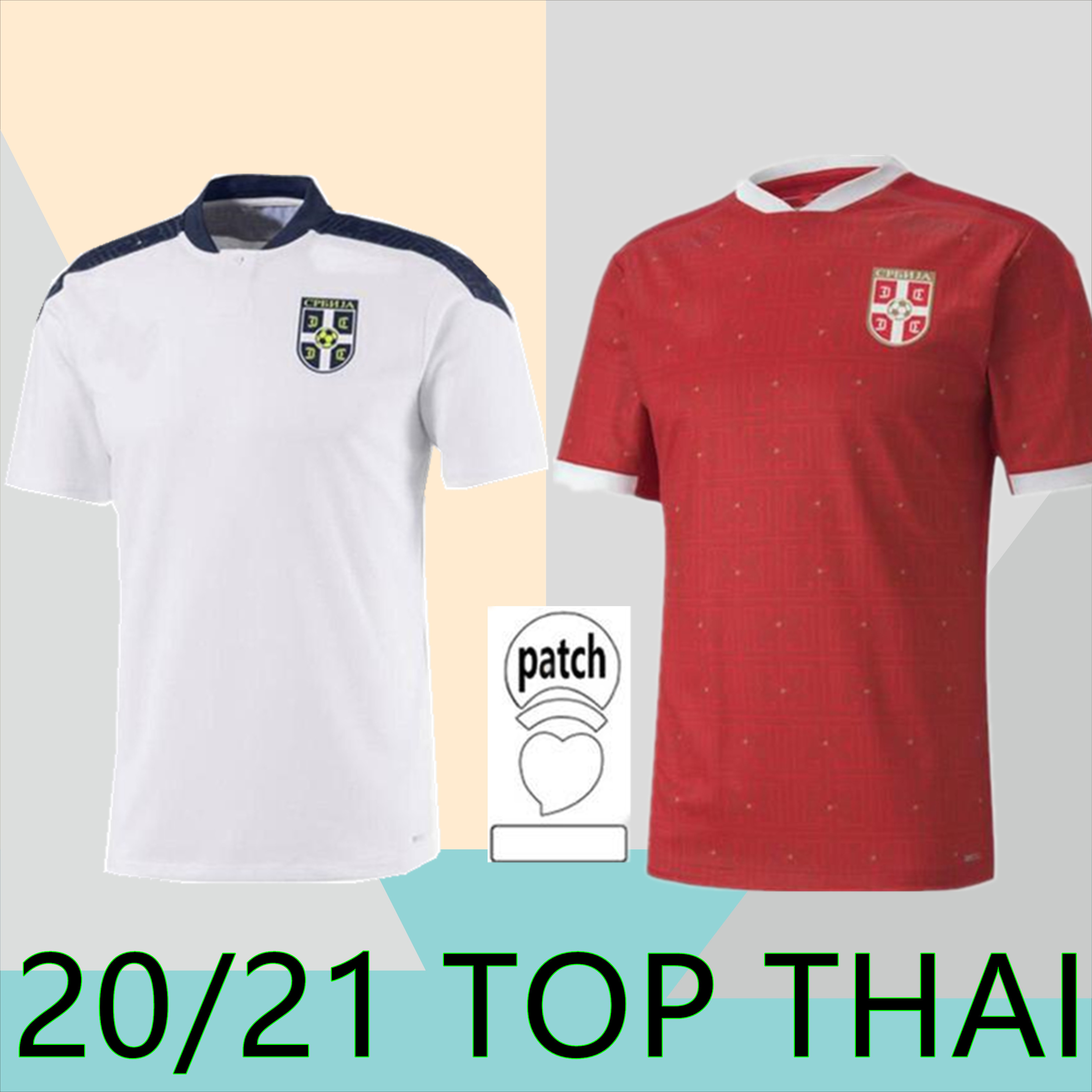 2021 Top quality Serbia home red soccer Jersey 20 21 Srbija away MITROVIC TADIC KOLAROV SERGEJ MATIC KOSTIC IVANOVIC Shirt Uniform
2021 Top quality Serbia home red soccer Jersey 20 21 Srbija away MITROVIC TADIC KOLAROV SERGEJ MATIC KOSTIC IVANOVIC Shirt Uniform