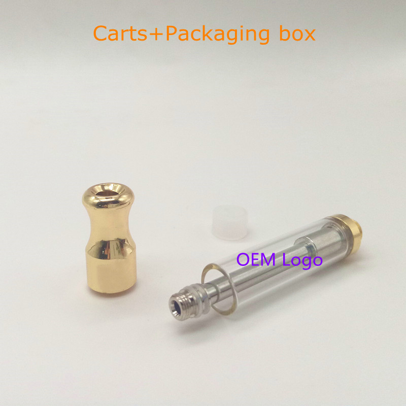 510 Vape Cartridges Atomizers Carts Oil Cartridge Glass Tanks 1.0ml 0.8ml Empty Vapes Pen Packaging Box Metal screw tops 1000mg with stickers W-oil
510 Vape Cartridges Atomizers Carts Oil Cartridge Glass Tanks 1.0ml 0.8ml Empty Vapes Pen Packaging Box Metal screw tops 1000mg with stickers W-oil