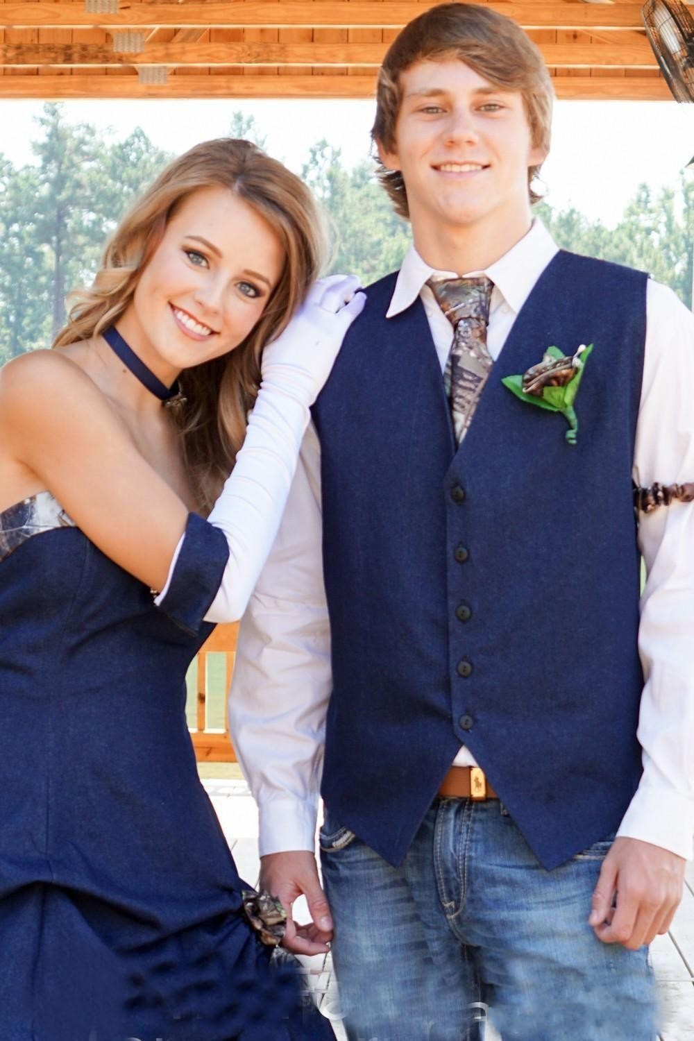 navy blue Modern Cowboy Blue Outdoor Wedding gowns Dresses vestido noiva praia A Line Sweetheart Draped Lace Up Back Bridal Gown Elegant Custom