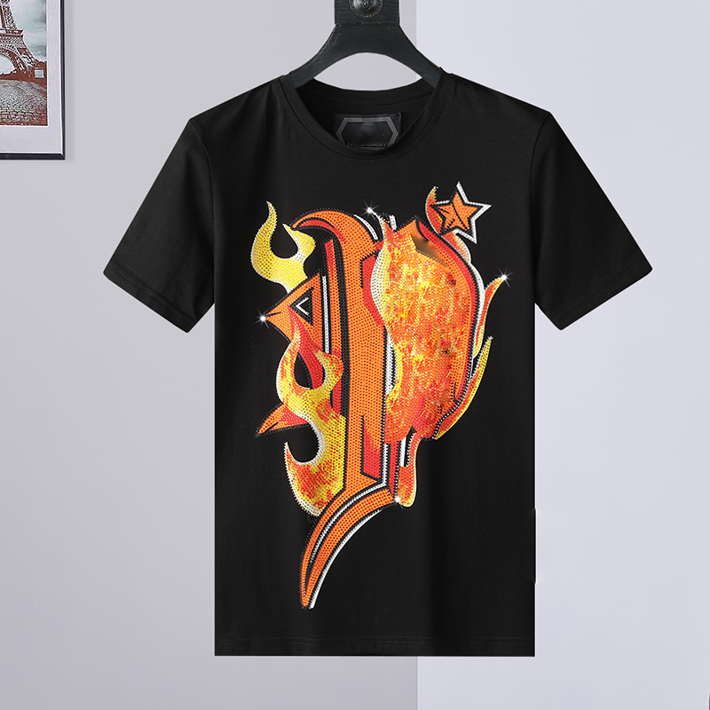 wholesale Skull designer mens T-shirt crystal Tees Summer Basic Solid print letter Skateboard Casual Punk tops Tee Shirts Fashion luxury clothing short sleeve M, 24
wholesale Skull designer mens T-shirt crystal Tees Summer Basic Solid print letter Skateboard Casual Punk tops Tee Shirts Fashion luxury clothing short sleeve M, 24