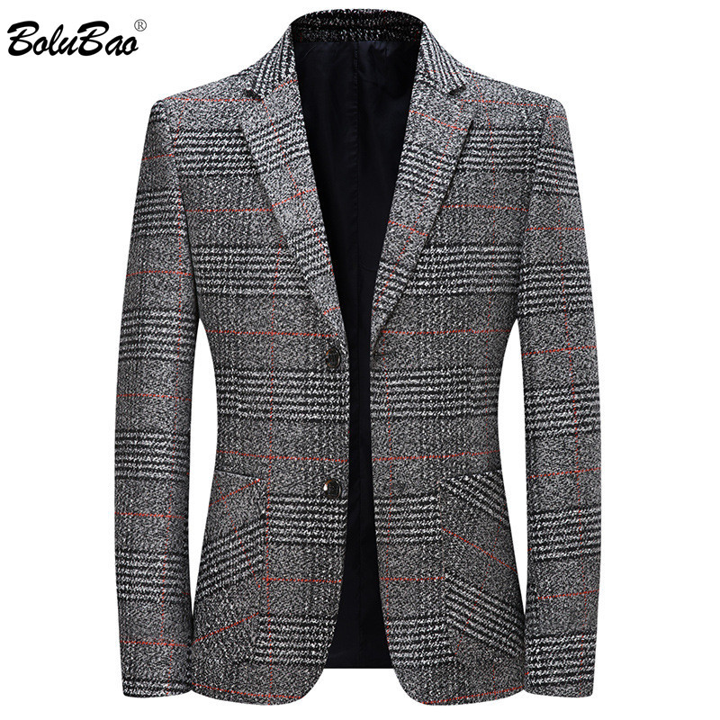 BOLUBAO Fashion Brand Men Plaid Blazer Autumn Men Warm Slim Jacquard Suit Jacket Business Casual Blazers Coat Male 210518, Gray
BOLUBAO Fashion Brand Men Plaid Blazer Autumn Men Warm Slim Jacquard Suit Jacket Business Casual Blazers Coat Male 210518, Gray