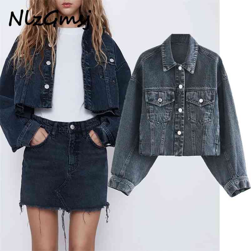 Women oversized denim jacket coat turn down collar Ladies Long Sleeve loose boy friend Coat 210628, Blue
Women oversized denim jacket coat turn down collar Ladies Long Sleeve loose boy friend Coat 210628, Blue