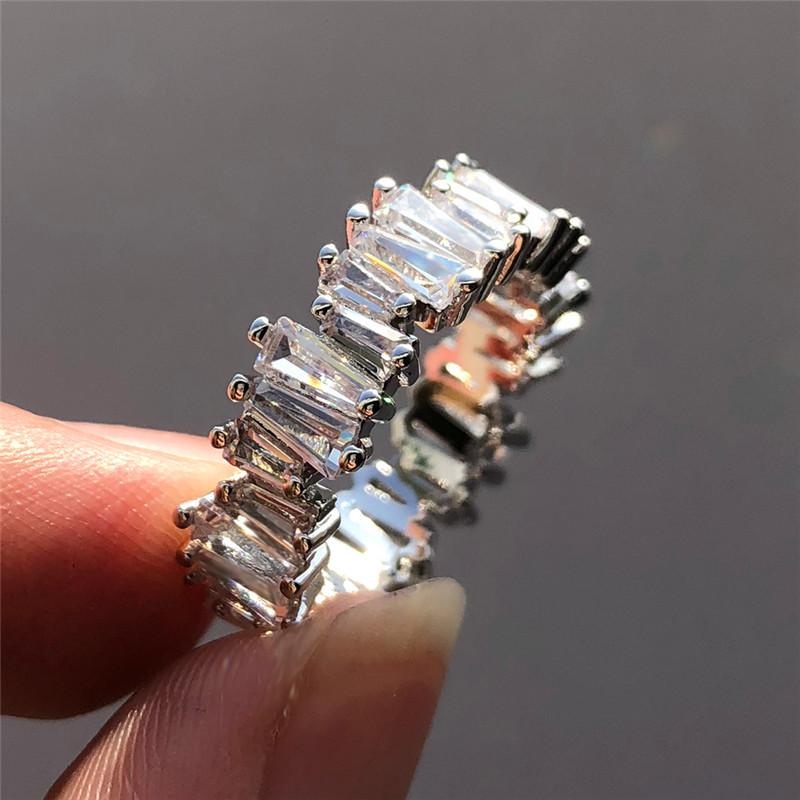 Wedding Rings Minimalist Irregular Rectangle Crystal For Women 925 Silver Rose Gold Color Stacking Ring White Zircon Fashion Jewelry CZ
Wedding Rings Minimalist Irregular Rectangle Crystal For Women 925 Silver Rose Gold Color Stacking Ring White Zircon Fashion Jewelry CZ