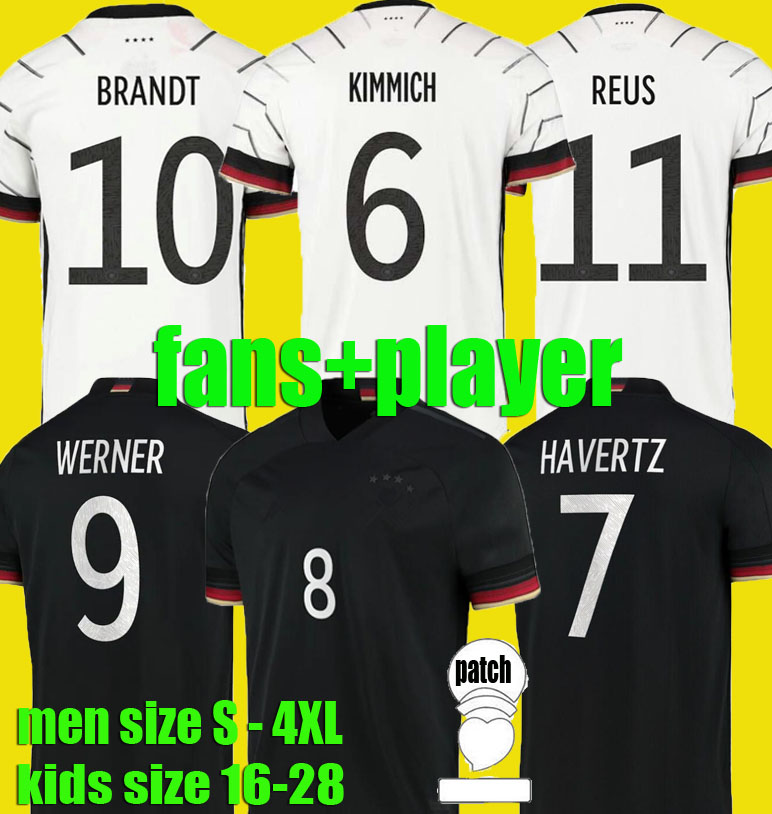 2021 2022 Germany fans Player version Soccer Jerseys 21 22 REUS WERNER KROOS football shirts DRAXLER HAVERTZ KIDS kit MEN size S - 4XL, Player home
2021 2022 Germany fans Player version Soccer Jerseys 21 22 REUS WERNER KROOS football shirts DRAXLER HAVERTZ KIDS kit MEN size S - 4XL, Player home