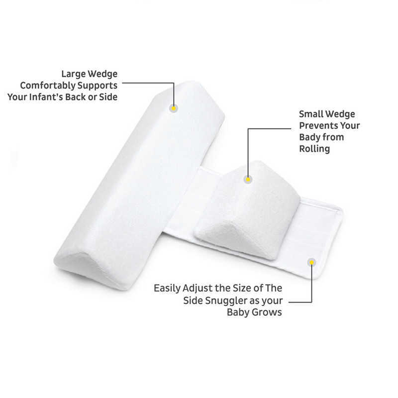 born Baby Shaping Styling Pillow Anti-rollover Side Sleeping Pillow Triangle Infant Baby Positioning Pillow For 0-6 Months 211025