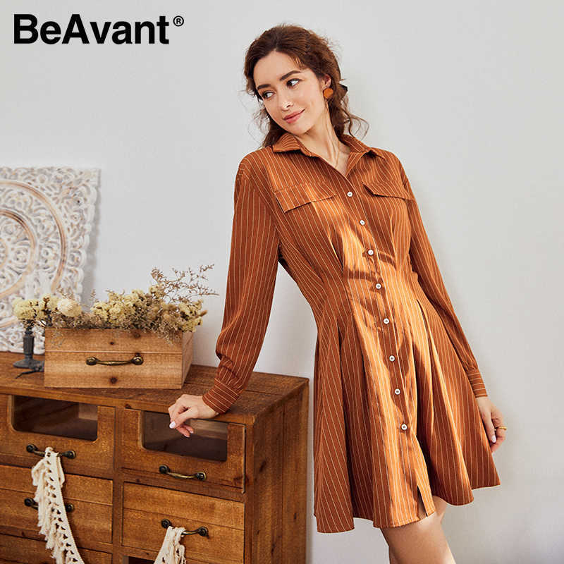 BeAvant Elegant long sleevele blazer female dress Solid khaki ladies blazer dress Autumn winter long sleeve chic party dress 210709