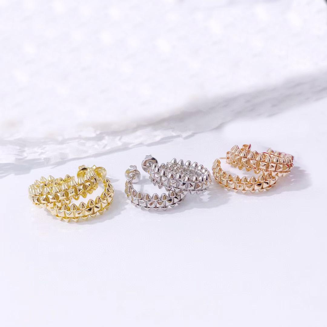 2022 Top quality Charm small half round shape drop earring with diamond and no in three colors plated for women wedding jewelry gift have stamp PS7505
2022 Top quality Charm small half round shape drop earring with diamond and no in three colors plated for women wedding jewelry gift have stamp PS7505