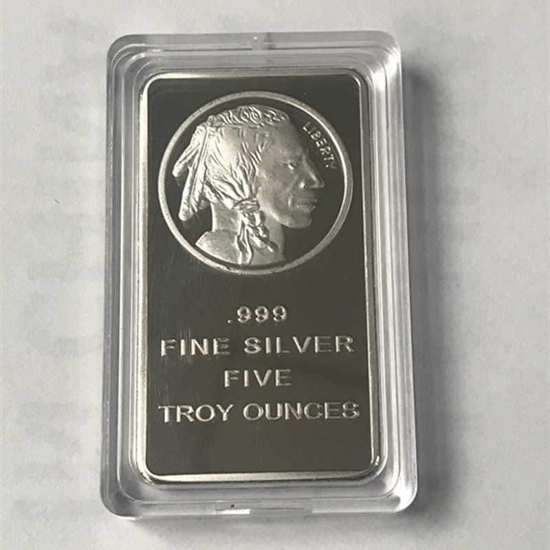 10 Pcs Non Magnetic Coin Indian Buffalo Silver Plated 1 OZ Badge Ox Animal 58 x 28 Mm Bullion Home Decoration collectible USA Bar
10 Pcs Non Magnetic Coin Indian Buffalo Silver Plated 1 OZ Badge Ox Animal 58 x 28 Mm Bullion Home Decoration collectible USA Bar