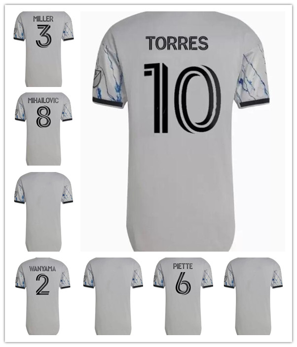 2022 Custom Mens Soccer Jersey CF Montréal 8 Djordje Mihailovic 3 Kamal Miller 6 Samuel Piette grey white 2023 New Heritage Authentic Jerseys player version
2022 Custom Mens Soccer Jersey CF Montréal 8 Djordje Mihailovic 3 Kamal Miller 6 Samuel Piette grey white 2023 New Heritage Authentic Jerseys player version