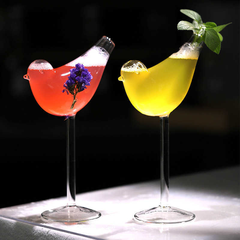 Cocktail Glasses Creative Bird Shape Water Juice Wine Glass Bar Ktv Party Decorative Glass X0703
Cocktail Glasses Creative Bird Shape Water Juice Wine Glass Bar Ktv Party Decorative Glass X0703