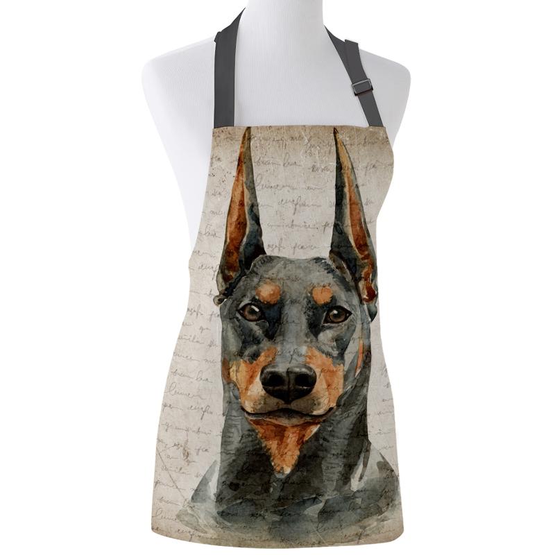 Funny Apron Doberman Pinscher Kitchen Aprons For Women Man Kids Home Cooking Baking Waist Bib Use
Funny Apron Doberman Pinscher Kitchen Aprons For Women Man Kids Home Cooking Baking Waist Bib Use