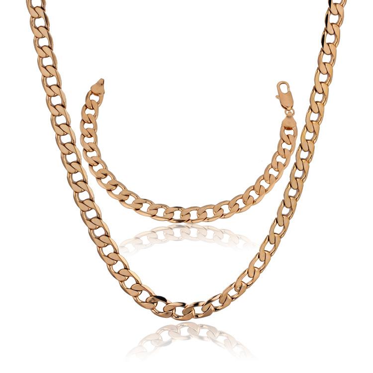 Earrings & Necklace Sale 2021 Men Jewellery Set Gold-Color Link Chain Jewelry Sets Bracelet 11S18K-70, As pic
Earrings & Necklace Sale 2021 Men Jewellery Set Gold-Color Link Chain Jewelry Sets Bracelet 11S18K-70, As pic