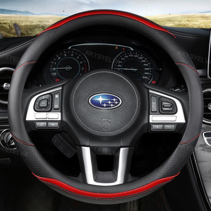 Steering Wheel Covers Carbon Fibre Leather 38CM Car Cover Anti-slip For Forester Legacy XV BRZ WRX High Quality Auto Accessories
Steering Wheel Covers Carbon Fibre Leather 38CM Car Cover Anti-slip For Forester Legacy XV BRZ WRX High Quality Auto Accessories