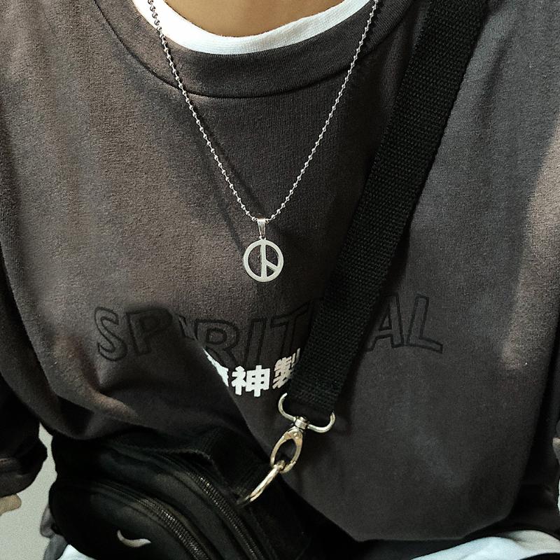 Chains Titanium Steel Pendant Bead Chain Necklace To Wear Sweater Street Men And Women Jewelry Christmas Gift Party, Silver
Chains Titanium Steel Pendant Bead Chain Necklace To Wear Sweater Street Men And Women Jewelry Christmas Gift Party, Silver