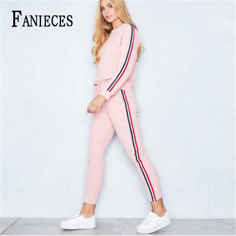 Fall Winter Stripe Tracksuits 2 Piece Set Woman Tops Long Sleeve Sweatshirt Pants Pockets Suits Overalls 2 PCS Outfit streetwear 210520, Army green 
Fall Winter Stripe Tracksuits 2 Piece Set Woman Tops Long Sleeve Sweatshirt Pants Pockets Suits Overalls 2 PCS Outfit streetwear 210520, Army green