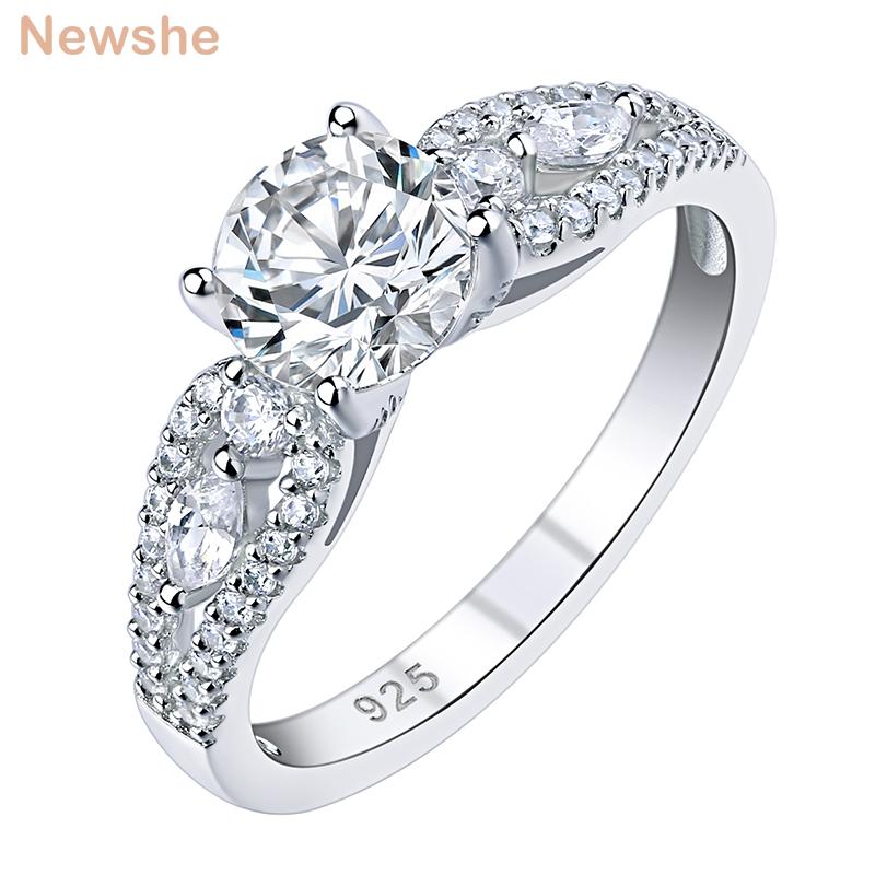 Wedding Rings She 925 Sterling Silver Eternity Engagement For Women Bridal Classic Jewelry Round Cut Cubic Zircon, Slivery;golden
Wedding Rings She 925 Sterling Silver Eternity Engagement For Women Bridal Classic Jewelry Round Cut Cubic Zircon, Slivery;golden