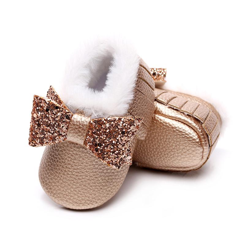 First Walkers Winter Toddler Baby PU Leather Shoes Footwear Infant Girls Soft Plush Snow Boots Bowknot Warm Cotton
First Walkers Winter Toddler Baby PU Leather Shoes Footwear Infant Girls Soft Plush Snow Boots Bowknot Warm Cotton
