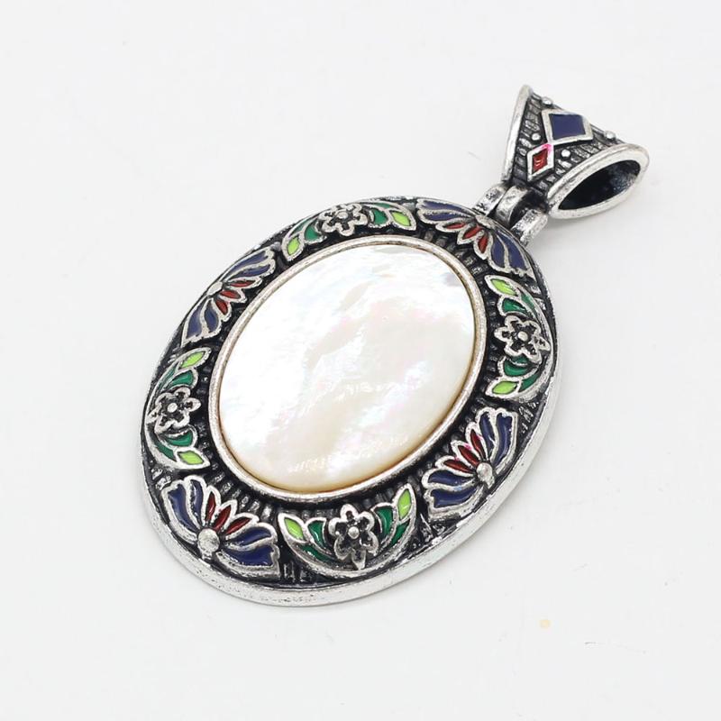 Charms Natural Stone Pendant Cloisonne For DIY Necklace Classical Elegant Temperament Jewelry 32x52mm, Bronze;silver
Charms Natural Stone Pendant Cloisonne For DIY Necklace Classical Elegant Temperament Jewelry 32x52mm, Bronze;silver