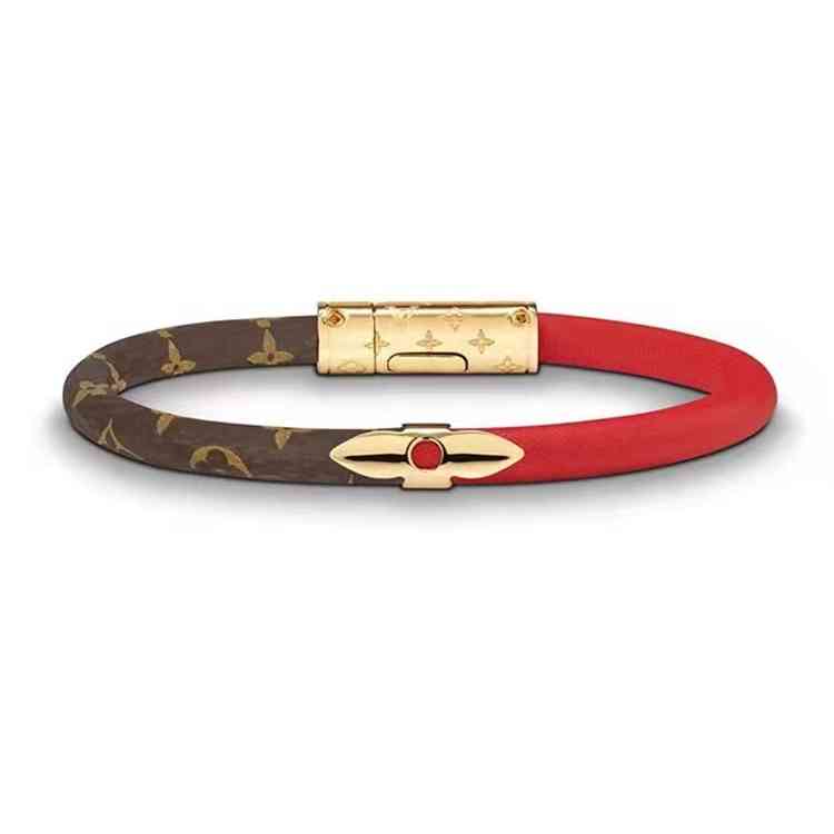 Luxury Inspired Jewelry High Quality Stainls Steel Clasps Magnetic Red Wrap Leather Bracelet
Luxury Inspired Jewelry High Quality Stainls Steel Clasps Magnetic Red Wrap Leather Bracelet