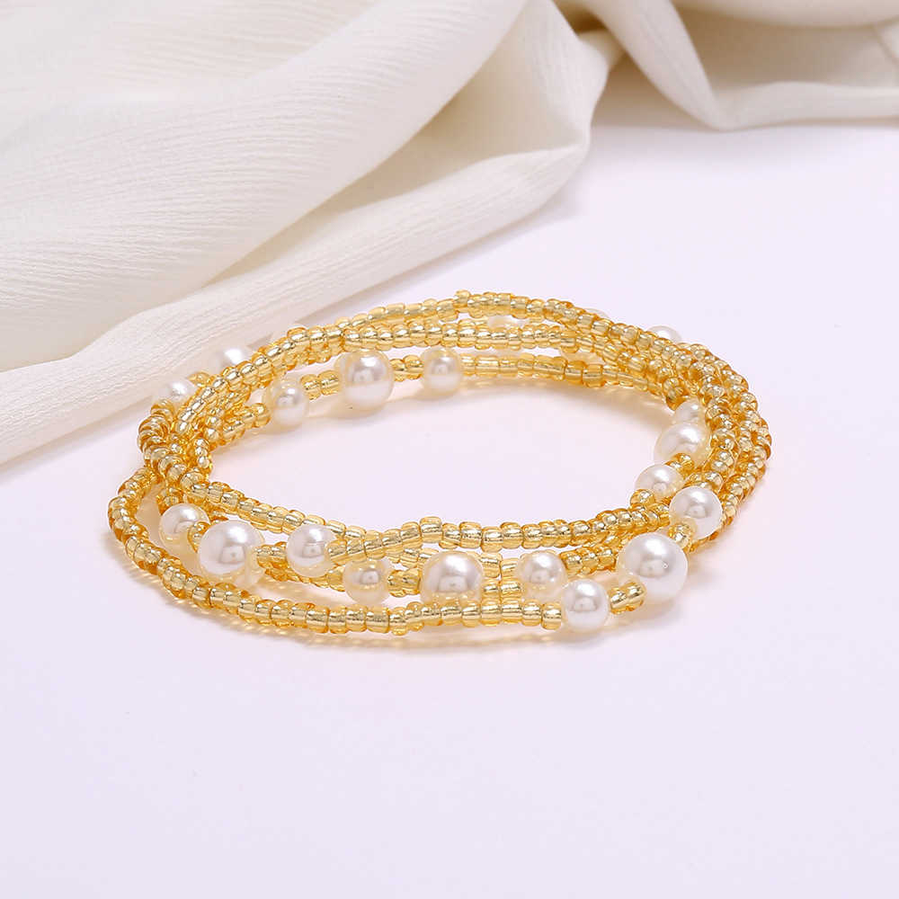Bohemia Bead Waist Chains Body Jewelry Summer Sexy Bikini Beach Belly Chain For Women Girls Accessories Vintage Waistband P081