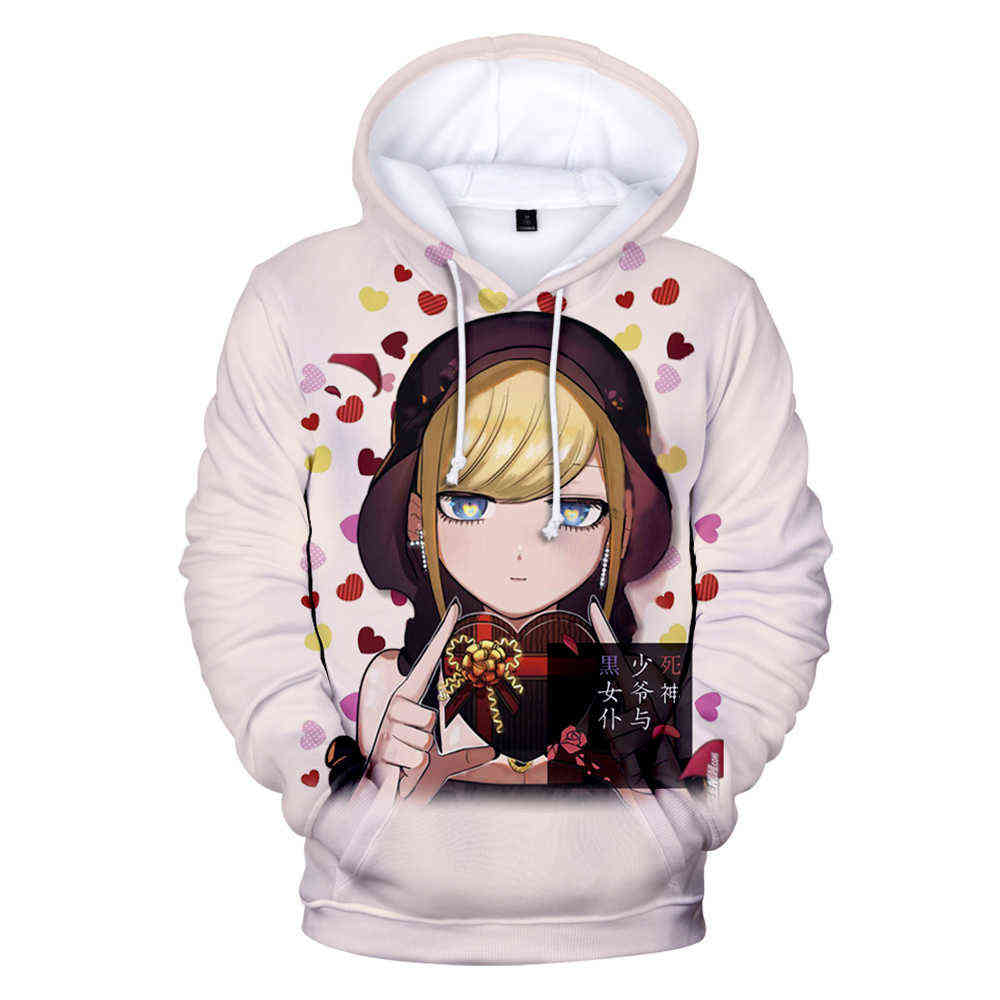 Japanese Anime The Duke Of Death And His Maid 3D Print Hooded Sweatshirt Men/Women Casual Hoodies 2021 New Boys Girls 3D Clothes H0826, Black
Japanese Anime The Duke Of Death And His Maid 3D Print Hooded Sweatshirt Men/Women Casual Hoodies 2021 New Boys Girls 3D Clothes H0826, Black