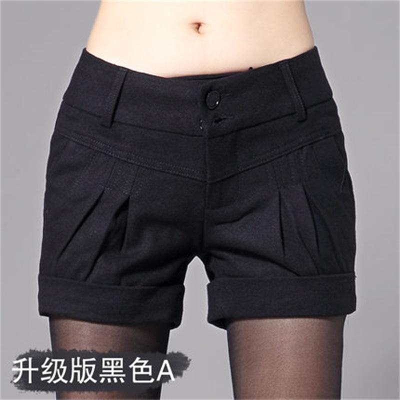 Women's Autumn And Winter Casual Loose A Shorts Large Size High Waist Wide Leg Wild Boots