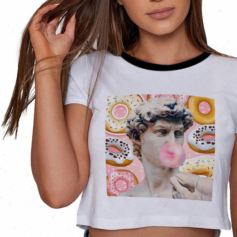 czccwd summer women woman david michelangelo harajuku fashion statue bubble gum print vintage tumblr aesthetic crop t shirt, White
czccwd summer women woman david michelangelo harajuku fashion statue bubble gum print vintage tumblr aesthetic crop t shirt, White
