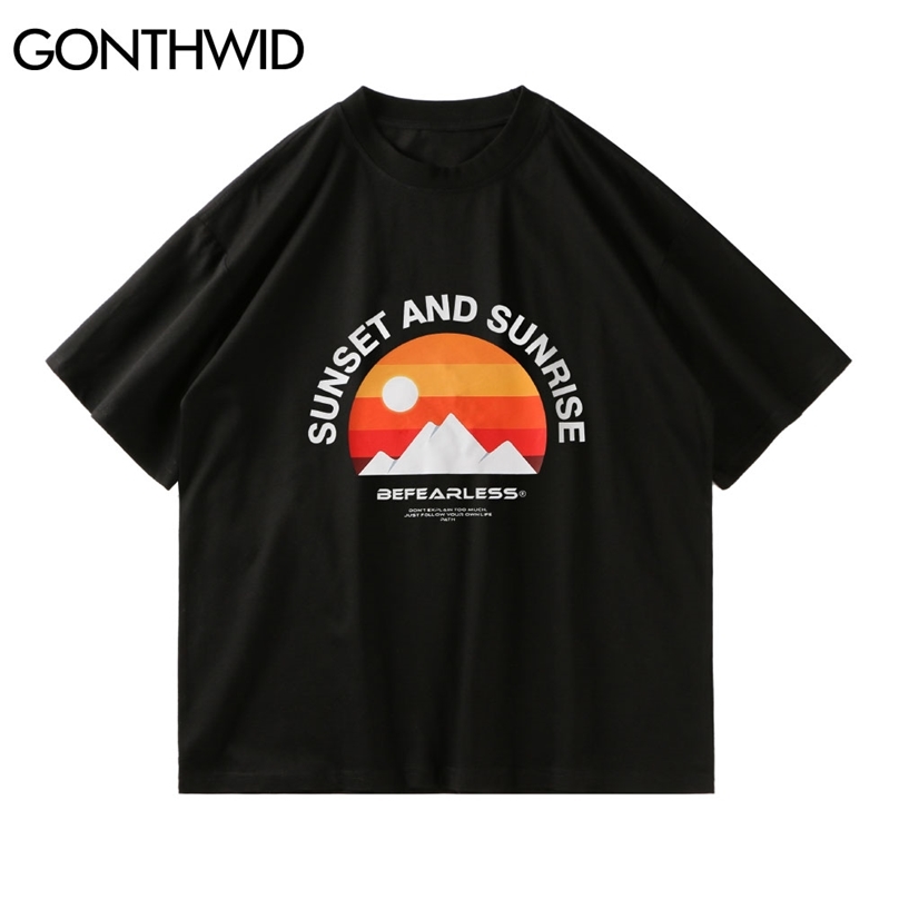 Harajuku Tshirts Streetwear Hip Hop Sunset Sunrise Short Sleeve Tees Shirts Fashion Casual Loose Cotton T-Shirt Tops 210602, White
Harajuku Tshirts Streetwear Hip Hop Sunset Sunrise Short Sleeve Tees Shirts Fashion Casual Loose Cotton T-Shirt Tops 210602, White