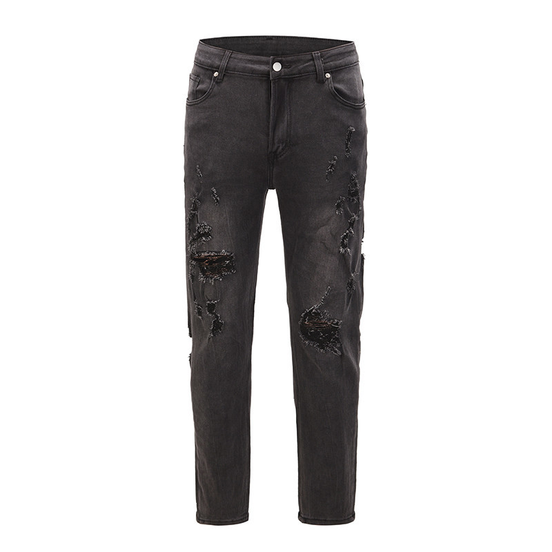 Streetwear Washed Hole Jeans for Men Destroy Straight Retro Loose Casual Denim Trousers Hip Hop Baggy Mens Pants, Blue
Streetwear Washed Hole Jeans for Men Destroy Straight Retro Loose Casual Denim Trousers Hip Hop Baggy Mens Pants, Blue