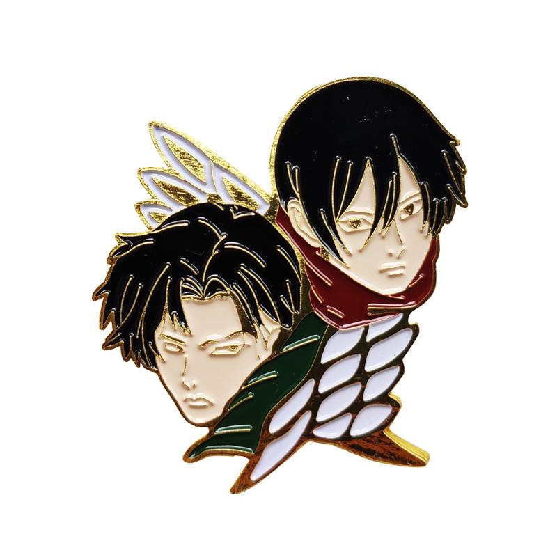 Pins, Brooches Attack On Titan Levi Ackerman Mikasa Shingeki No Kyojin Enamel Pin Lapel Brooch Metal Badge Jewelry Accessary
Pins, Brooches Attack On Titan Levi Ackerman Mikasa Shingeki No Kyojin Enamel Pin Lapel Brooch Metal Badge Jewelry Accessary