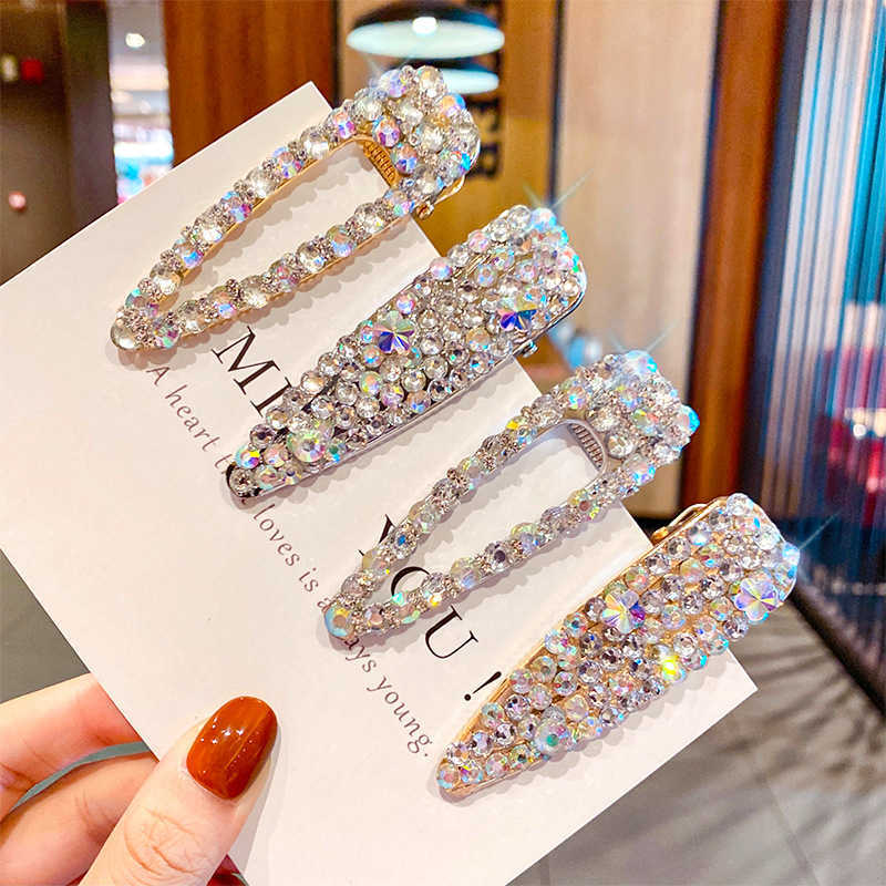 Net red new super flash diamond bangs broken edge clip fashion metal hairpin temperament lady Korean hair accessories, 4. full drill b
Net red new super flash diamond bangs broken edge clip fashion metal hairpin temperament lady Korean hair accessories, 4. full drill b