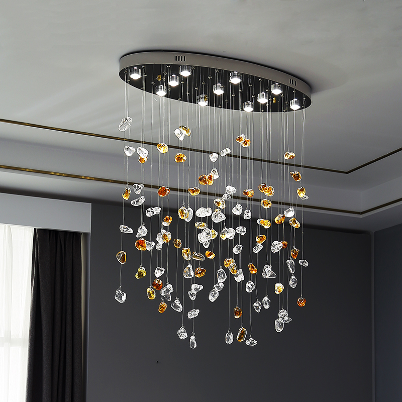Modern Living Room Home Decor Pendant Lamps Nordic New Restaurant Light Fixtures Special-shaped Stone Glass Pendant Lights Creative Simple Oval Art Hanging Lamp
Modern Living Room Home Decor Pendant Lamps Nordic New Restaurant Light Fixtures Special-shaped Stone Glass Pendant Lights Creative Simple Oval Art Hanging Lamp