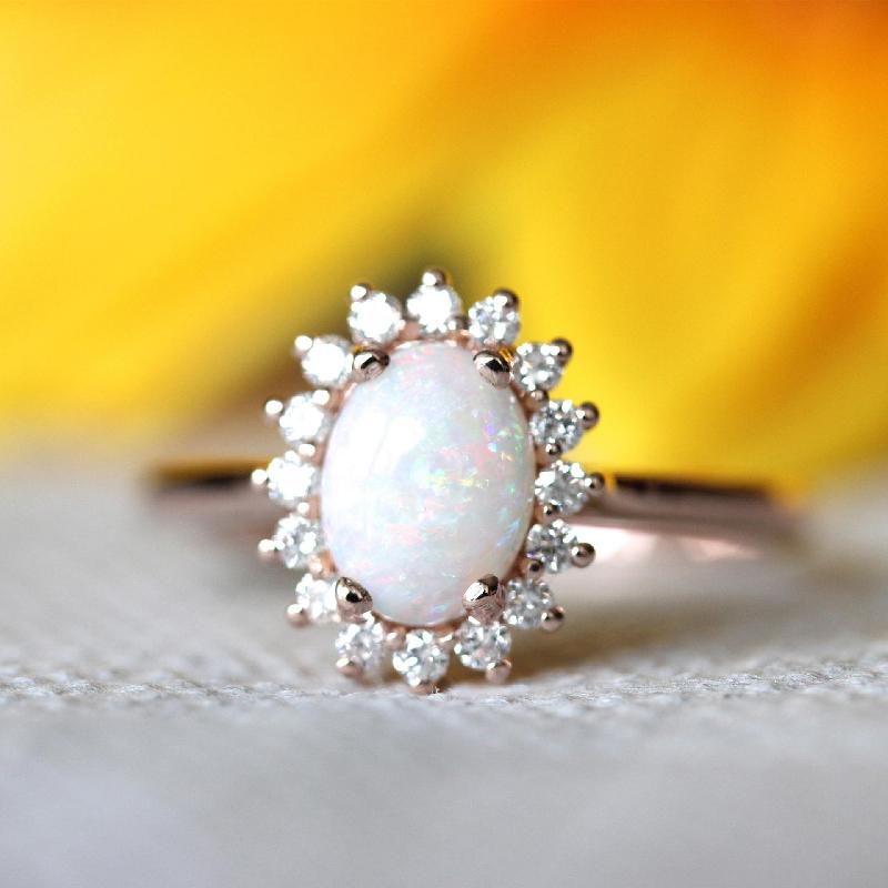 Cluster Rings Oval Shaped Ring With Opal Zircon Gemstones Silver 925 Jewelry Finger Accessories For Women Wedding Party Gifts Wholesale, Golden;silver
Cluster Rings Oval Shaped Ring With Opal Zircon Gemstones Silver 925 Jewelry Finger Accessories For Women Wedding Party Gifts Wholesale, Golden;silver