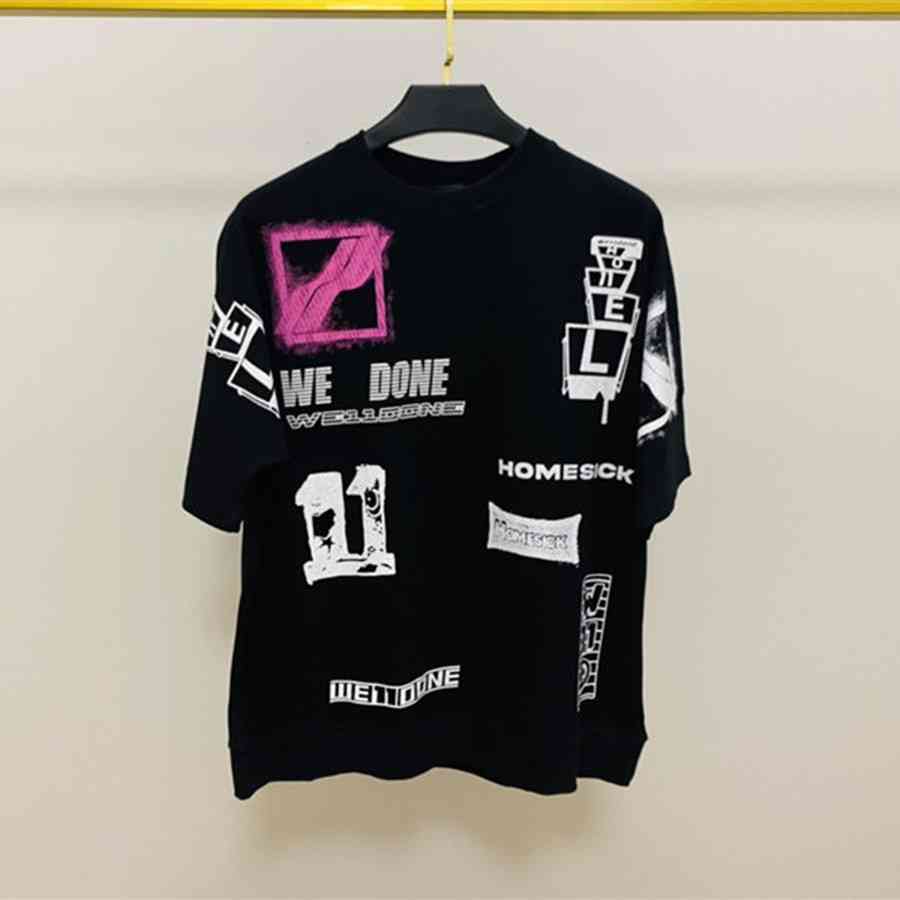 Men's T-Shirts Graphite shirt we11done female classic male summer welldone tops oversize
Men's T-Shirts Graphite shirt we11done female classic male summer welldone tops oversize