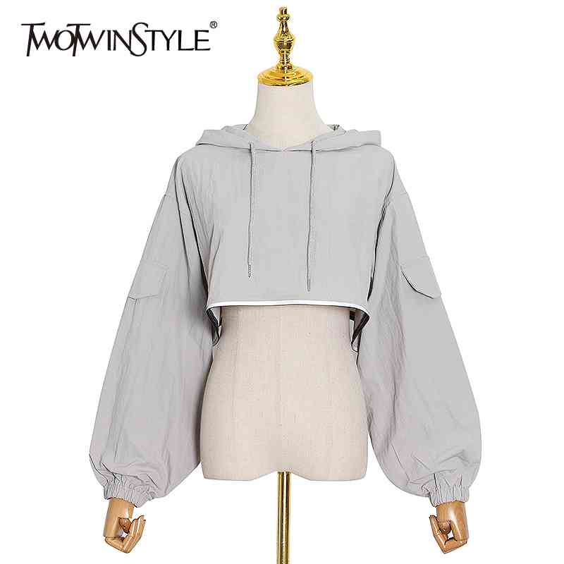 Black Casual Sweatshirt For Women V Neck Long Sleeve Solid Shirt Female Fall Fashion Clothing 210524