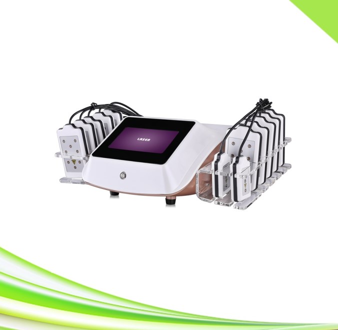 14 pads diode laser liposuction lipolysis slimming cavitation lipo laser machine