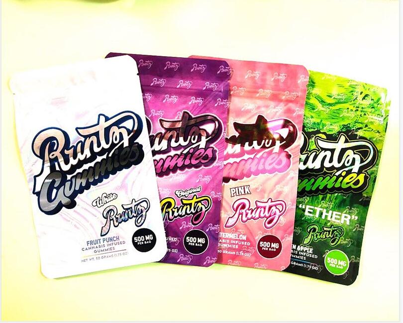 Wholesale 500mg Runtz Gummies edible packaging bags pink orginal ether white Runt mylar bag 4 types runtg empty plastic zipper package baggies
Wholesale 500mg Runtz Gummies edible packaging bags pink orginal ether white Runt mylar bag 4 types runtg empty plastic zipper package baggies