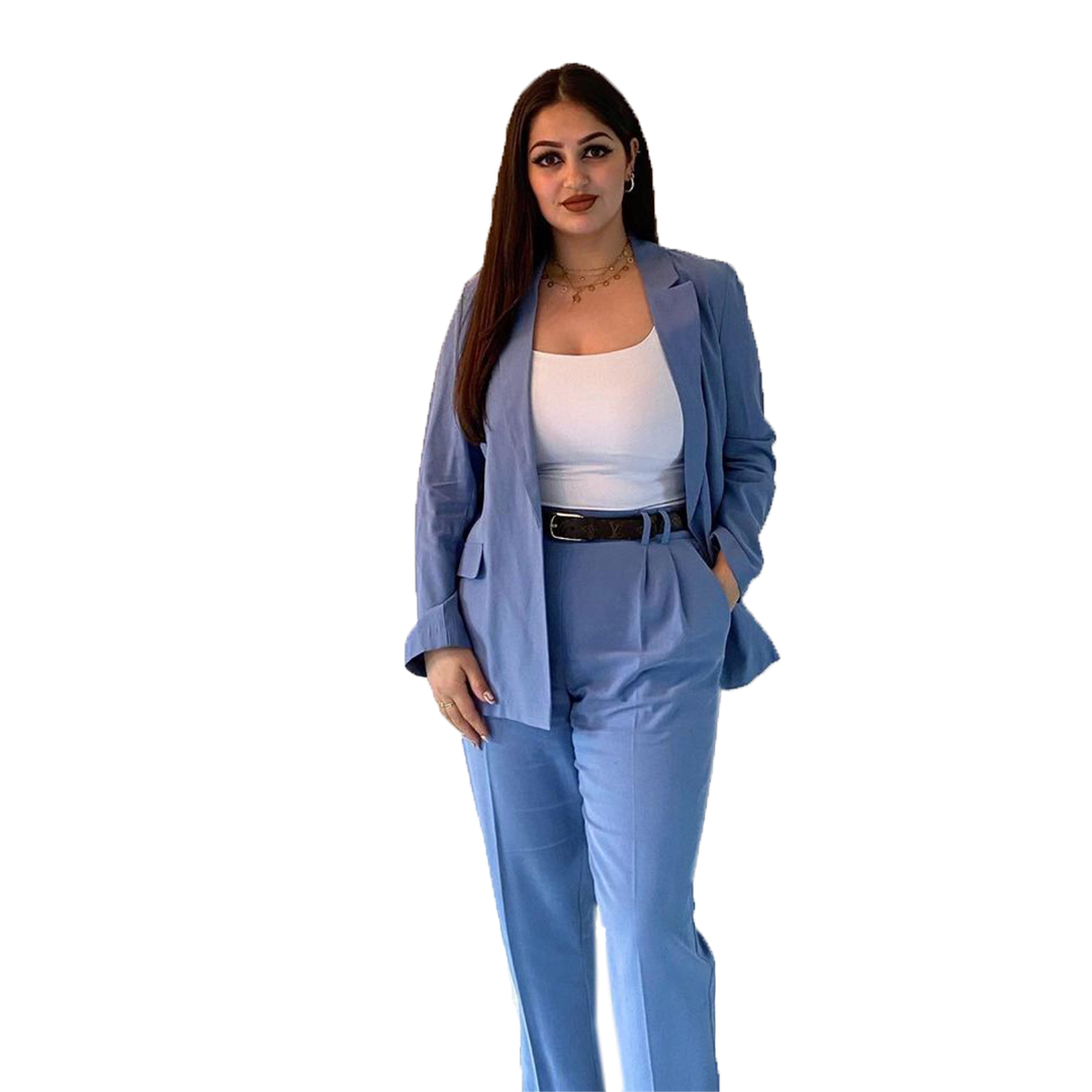Summer Cool Women Suits Plus Size Bride Lady Party Prom Tuxedos Blazer Red Carpet Leisure Outfit Suit (Jacket+Pants)