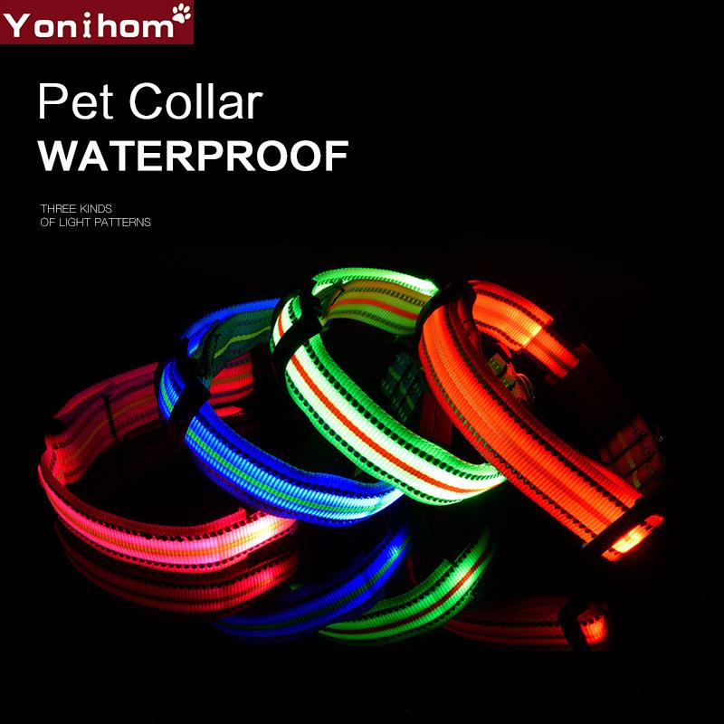 Dog Collar Luminous Waterproof Light USB Rechargeable Led Night Safety Pets Perro Dogs Collars & Leashes
Dog Collar Luminous Waterproof Light USB Rechargeable Led Night Safety Pets Perro Dogs Collars & Leashes