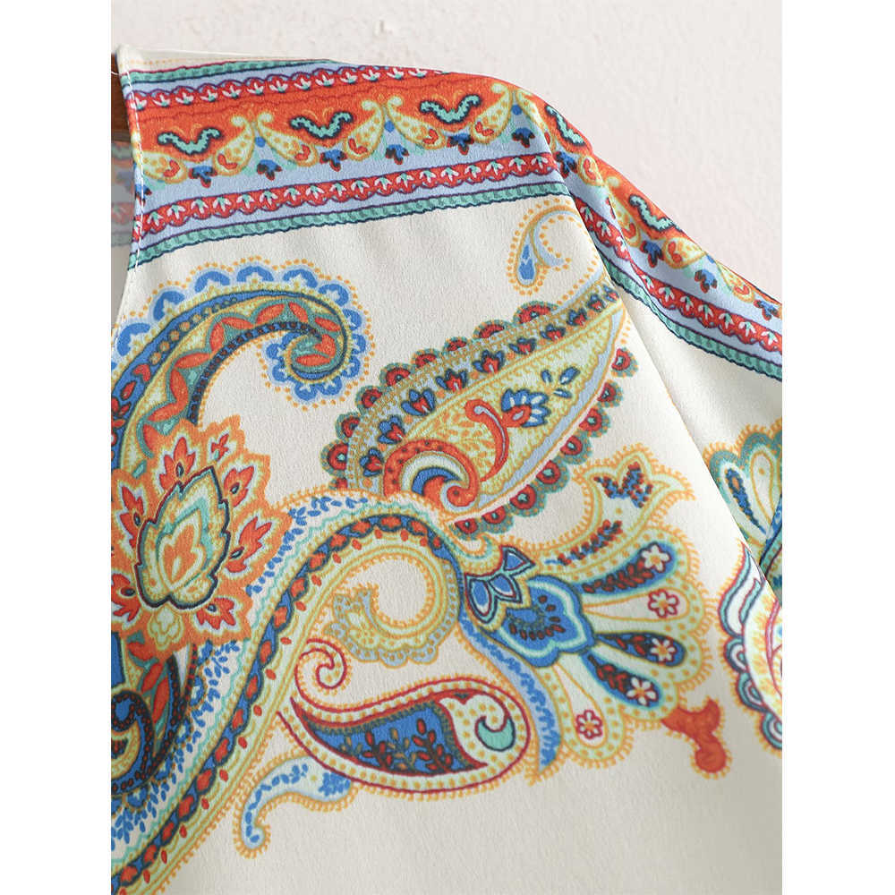 Summer Women Kaftan Dress Oversized Loose Fashion Vintage Elegant Casual Woman Printed Maxi Dress Femme Robe 210709