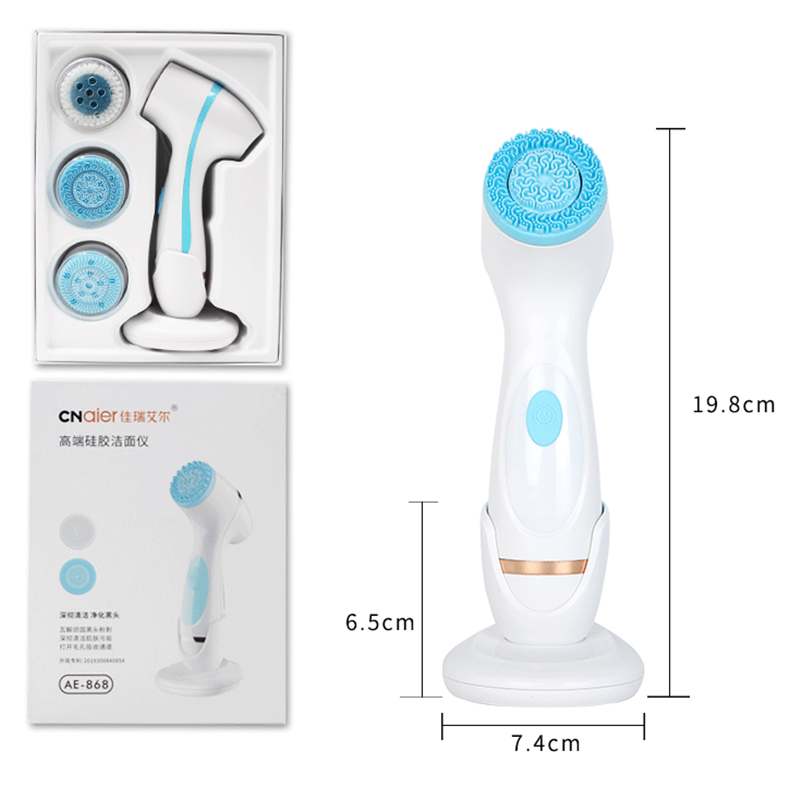 3 In 1 Deep Facial Cleansing Sonic Silicone Face Brush Waterproof Design Skin Cleanser Spin Brush Set Tool For Remove Acne Raben
3 In 1 Deep Facial Cleansing Sonic Silicone Face Brush Waterproof Design Skin Cleanser Spin Brush Set Tool For Remove Acne Raben