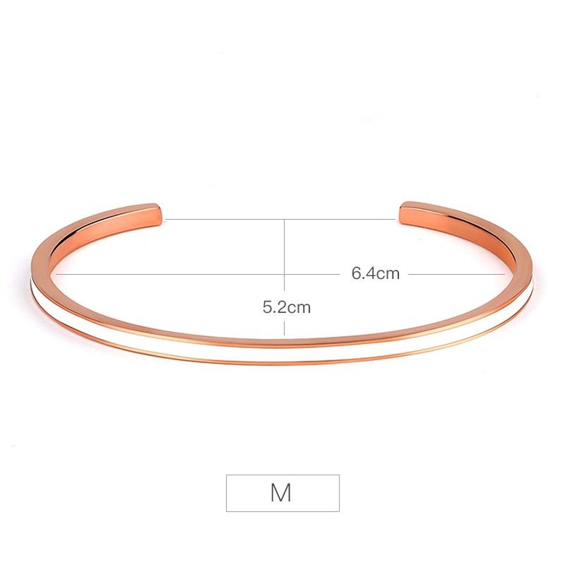 Fashion Brand Titanium Steel Bracelet Men And Women Opening Simple Couple Student Day Gift Bangle
Fashion Brand Titanium Steel Bracelet Men And Women Opening Simple Couple Student Day Gift Bangle