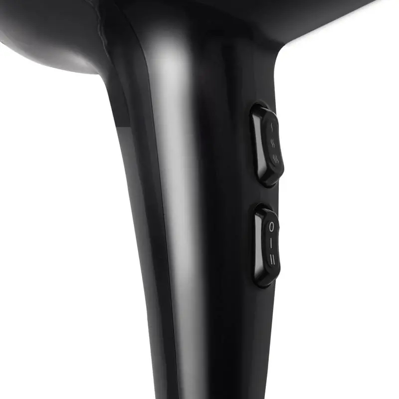RIWA RC-7132 and RC-7136 Household Electric Hair Dryer Air Temperature Adjustment - Black