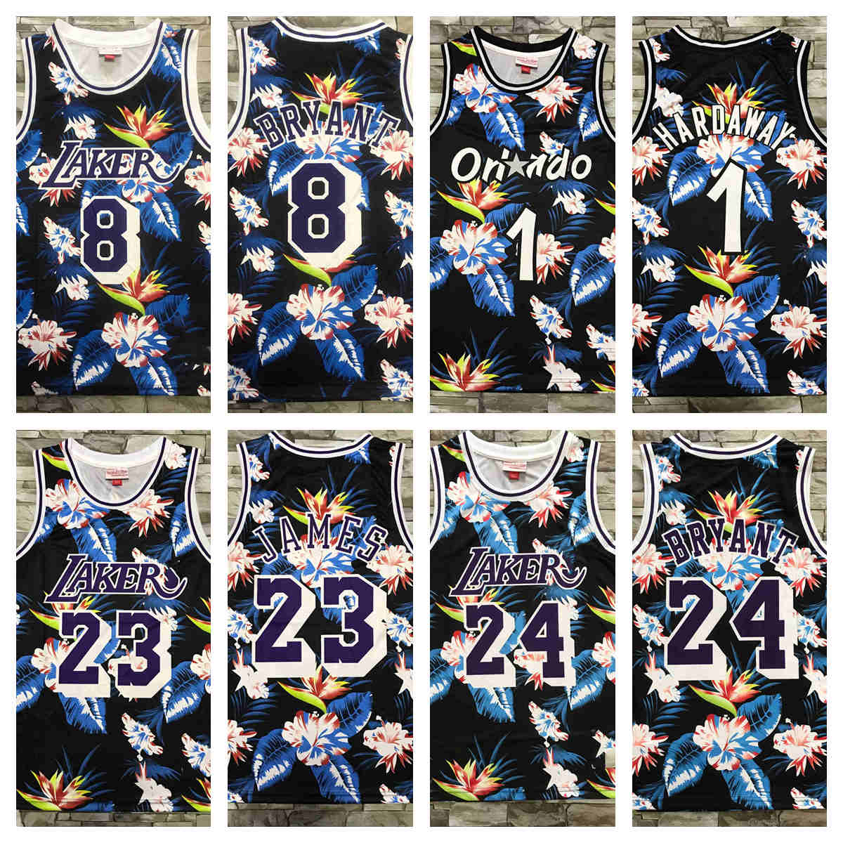 2021 Men Team Basketball jerseys flowers 23James24Bryant 1 Hardaway Good Quality Size S-XXL, Black;red
2021 Men Team Basketball jerseys flowers 23James24Bryant 1 Hardaway Good Quality Size S-XXL, Black;red